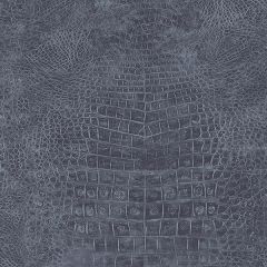 G67507 Navy Blue Croc Skin Wallpaper Natural FX Norwall Wallcovering