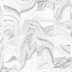 G67973 Agate Tile Wallpaper Grey, Light Script White Organic textures Norwall Wallcovering
