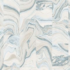 G67974 Agate Tile Wallpaper Blue, Blue Green, Turquoise, Cream, Tidewater Organic textures Norwall Wallcovering