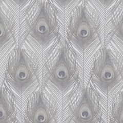 G67977 Peacock Wallpaper Grey, Dove, Slate Silver Organic textures Norwall Wallcovering