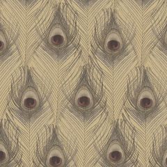 G67980 Peacock Wallpaper Red, Gold, Metallic Lavish Gold Organic textures Norwall Wallcovering