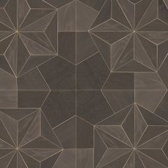 G67986 Inlay Wood Wallpaper Gold, Metallic Gold Accents, Brown, Mahogany, Walnut Organic textures Norwall Wallcovering