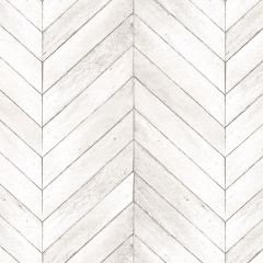 G68000 Chevron Wood Wallpaper Neutral, Light Beige, Taupe, Ivory, Beige Farmhouse Living Norwall Wallcovering