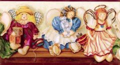Angel Doll Wallpaper Border