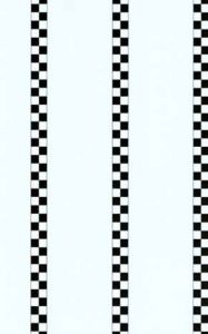 Black and White Check Striped Wall Paper