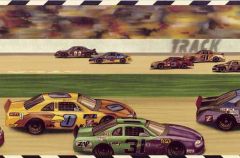 Race Track Wallpaper Border