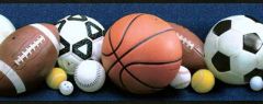 Blue All The Sports Wallpaper Border
