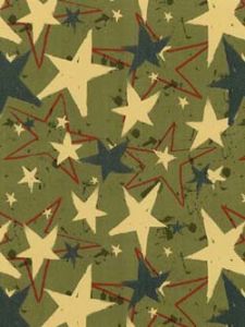 Army Green Stars Wallpaper GU25546