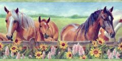 Harmony Horses Wallpaper Border