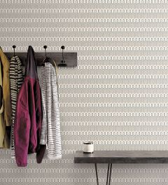 GX37609 Zig Zag Wallpaper Black, Pepper, Grey GeometriX Norwall Wallcovering