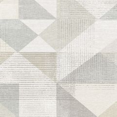 GX37651 Silk Screen Geometric Wallpaper Beige, Grey GeometriX Norwall Wallcovering