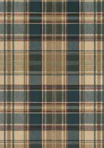 Tan Blue Brown Plaid Wallpaper