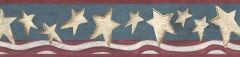 Stars and Stripes Wallpaper Border- 1 ROLL