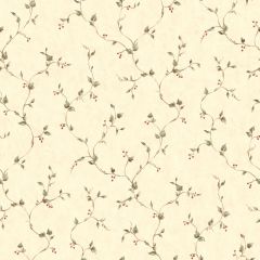 Hearts & Crafts Iii Rose Hip Vine Wallpaper