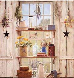 Country Window Mural
