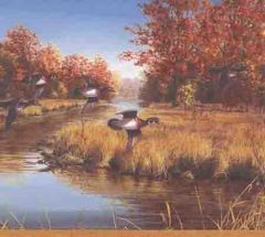 Duck Season in Now Open Wallpaper Border