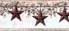 Barn Star and Pip Berry Wallpaper Border