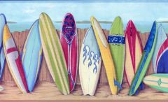 Surf Party Wallpaper Border