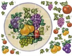 Do It Yourself Fancy Fruit Plate IdeaStix Mural