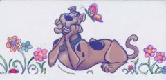 Brown Scooby Doo Instant Stencils