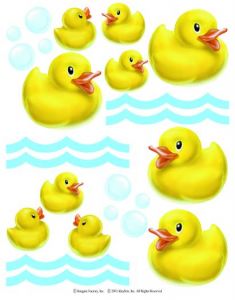 Rubber Ducky Wallpaper Cutouts