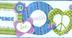 Blue Best Friends Wallpaper Border