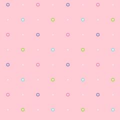 Friends Forever Dena Floral Dot Wallpaper