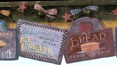 Mustard Homemade Treats Wallpaper Border