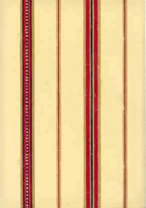Tan and Red Stripe Wallpaper