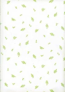 Textured Green Leaf Wallpaper