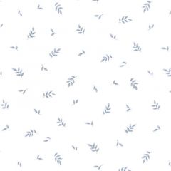 KB25622 Kitchen Leaves Wallpaper Blue Elements Norwall Wallcovering