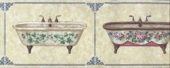 Imperial Framed Bathtub Wallpaper Border