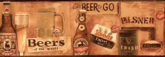 Import Beer Bottle Wallpaper Border