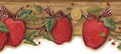 Country Apple Wallpaper Border