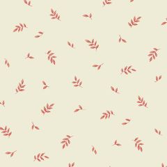 KE29920 Kitchen Leaves Wallpaper Cream, Red Elements Norwall Wallcovering