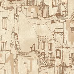 KE29944 Tuscan Villas Wallpaper Cream, Tan, Brown Kitchen Elements Norwall Wallcovering
