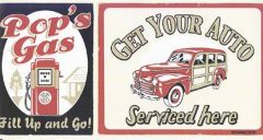 Service Station Wallpaper Border