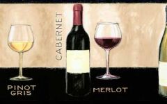 Taste of Wine Wallpaper Border