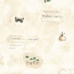 KS15180 Collage Garden Sidewall Wallpaper Beige, Red, Green Fresh Kitchens 5 Norwall Wallcovering