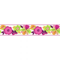 Be Bold Floral Wallpaper Border KS2227B