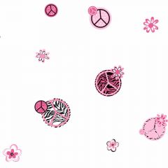 Cool Kids Peace/zebra Wallpaper