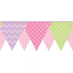 Cool Kids Geometric Pennant Border