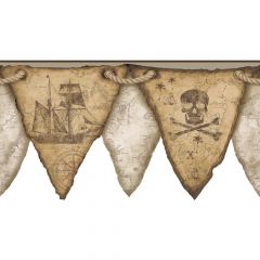 Cool Kids Pirates Pennant Border