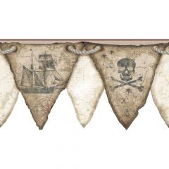 Cool Kids Pirates Pennant Border