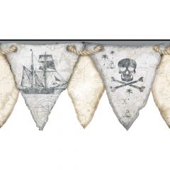 Cool Kids Pirates Pennant Border