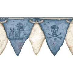 Cool Kids Pirates Pennant Border