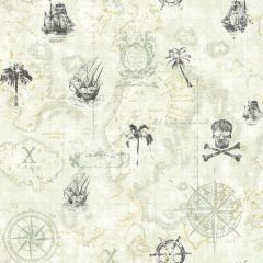 Cool Kids Pirate Map Wallpaper