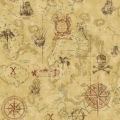 Cool Kids Pirate Map Wallpaper