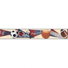Cool Kids Sports Ball Border