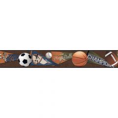 Cool Kids Sports Ball Border